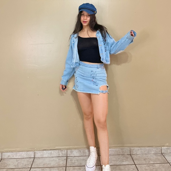 Maniere De Voir Jean Jacket - Picture 4 of 4